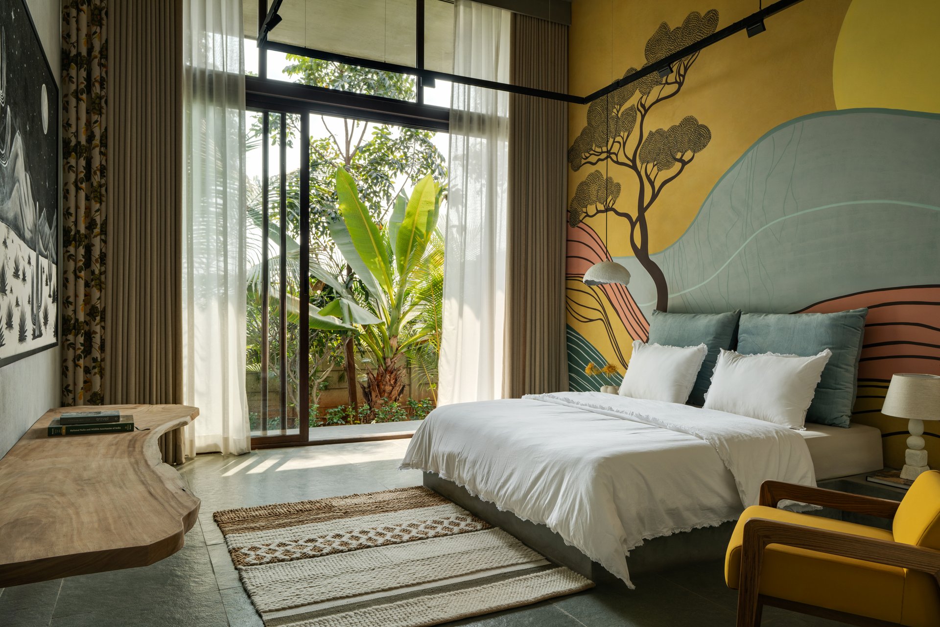 SAHN Guest Room Courtyard View